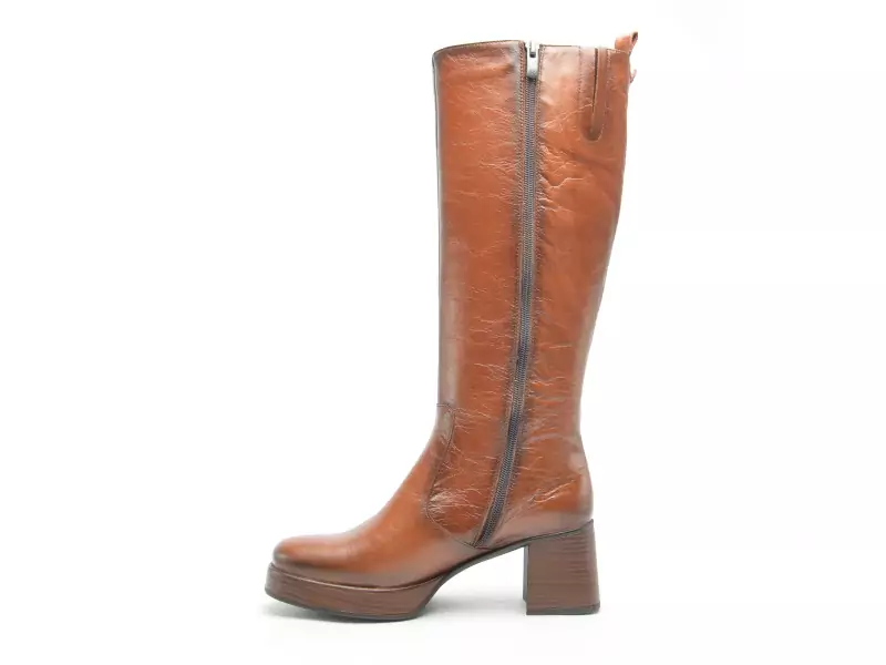 Dorking D9339AL Marron Bottes à Talons Femme
