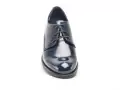 Dorking D8346LK Bleu Derbies Femme