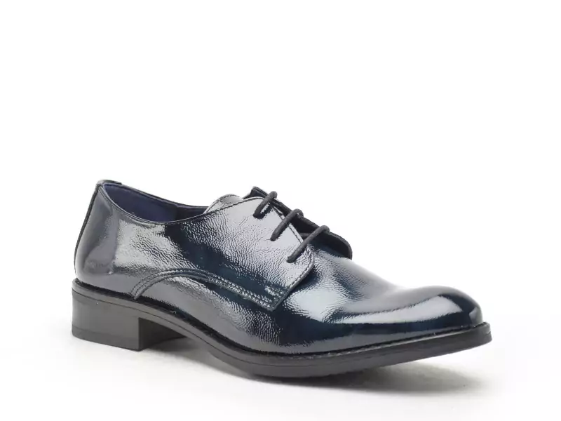 Dorking D8346LK Bleu Derbies Femme