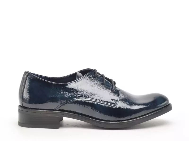 Dorking D8346LK Bleu Derbies Femme