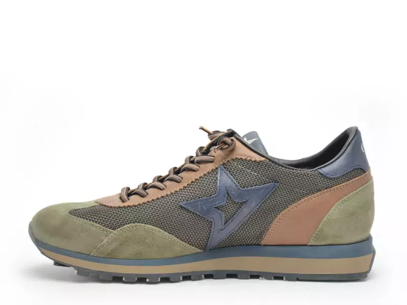 Cetti C1259 Kaki Baskets Basses Homme