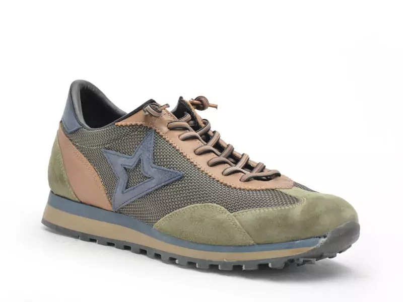 Cetti C1259 Kaki Baskets Basses Homme