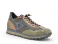 Cetti C1259 Kaki Baskets Basses Homme