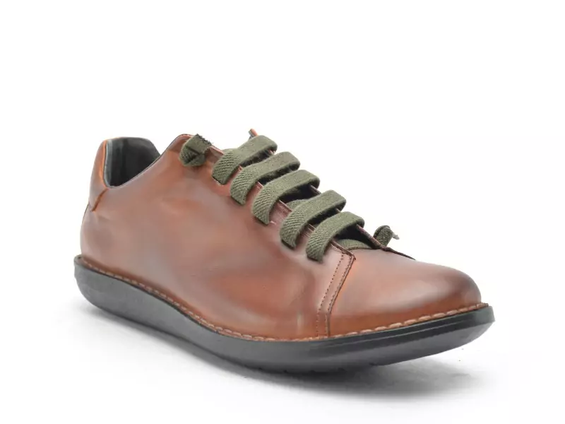 Chacal C1001 Marron Baskets Basses Homme