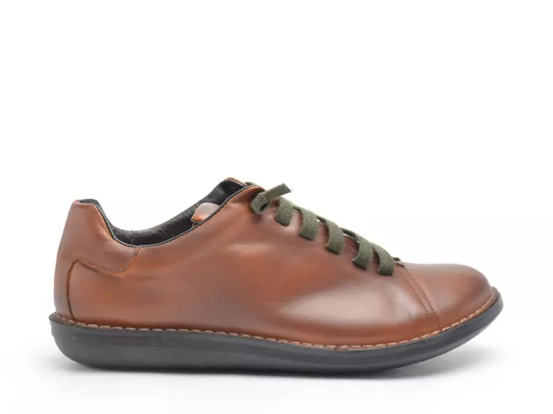 Chacal C1001 Marron Baskets Basses Homme