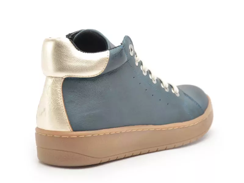 Chacal 7345 Bleu Basket Montante Femme