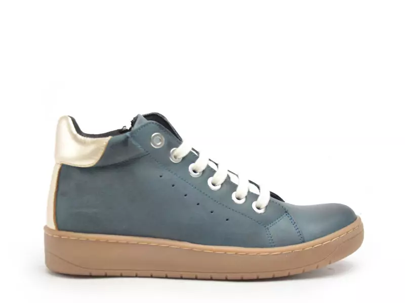 Chacal 7345 Bleu Basket Montante Femme