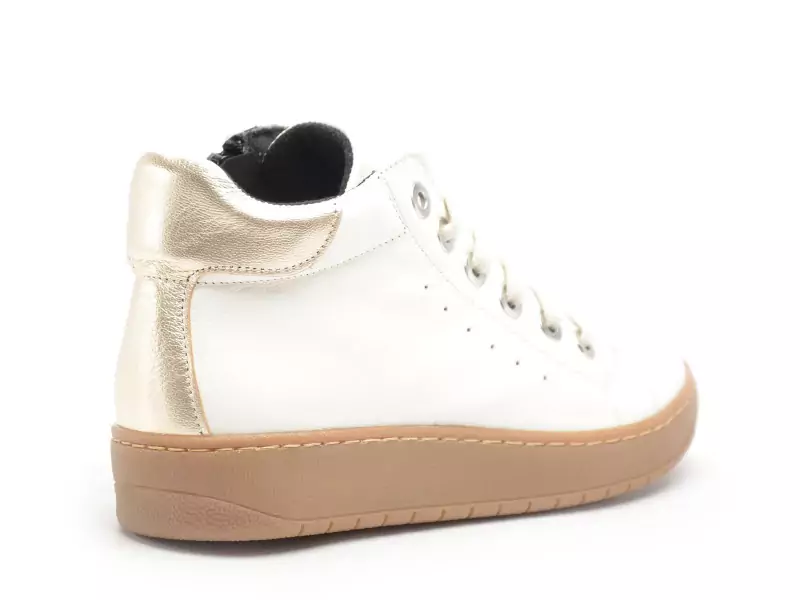 Chacal 7345 Blanc Basket Montante Femme