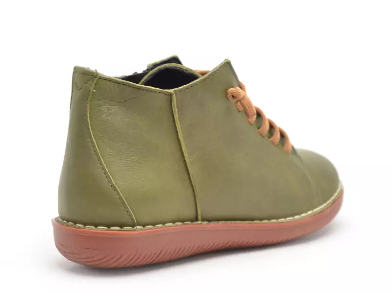 Chacal 7210R Kaki Boots et Bottines Plates Femme