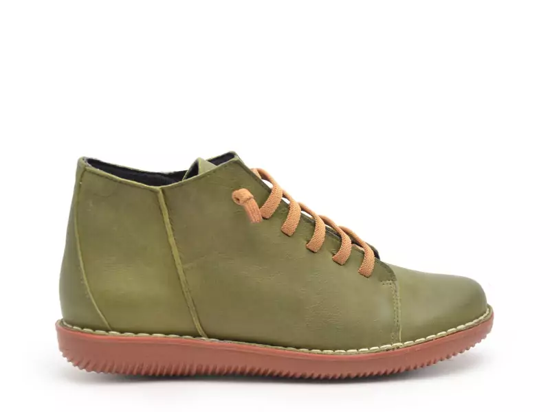 Chacal 7210R Kaki Boots et Bottines Plates Femme