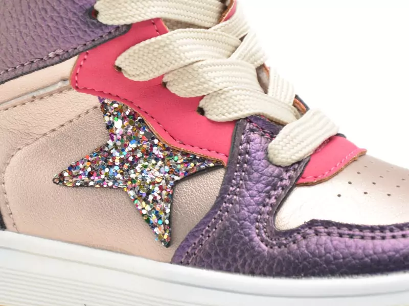Bellamy MARTIGUES Violet Baskets Montantes Fille