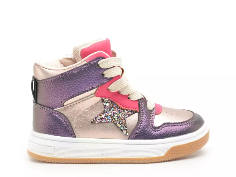 Bellamy MARTIGUES Violet Baskets Montantes Fille