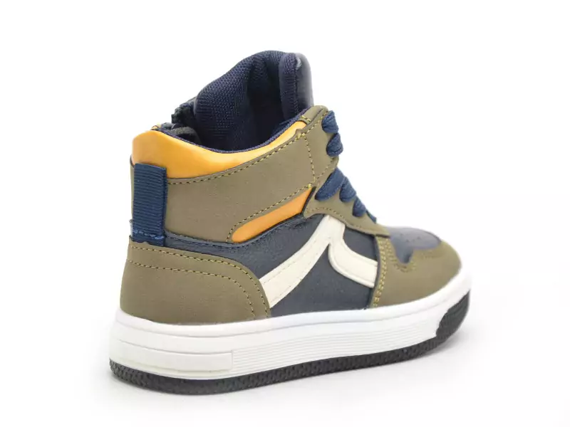 Bellamy MIKE Kaki Baskets Montantes Garçon