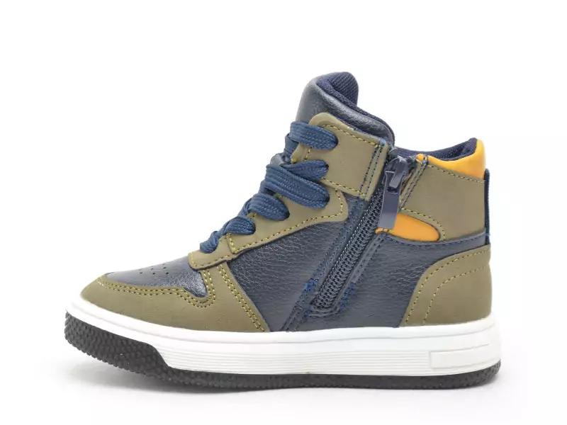 Bellamy MIKE Kaki Baskets Montantes Garçon