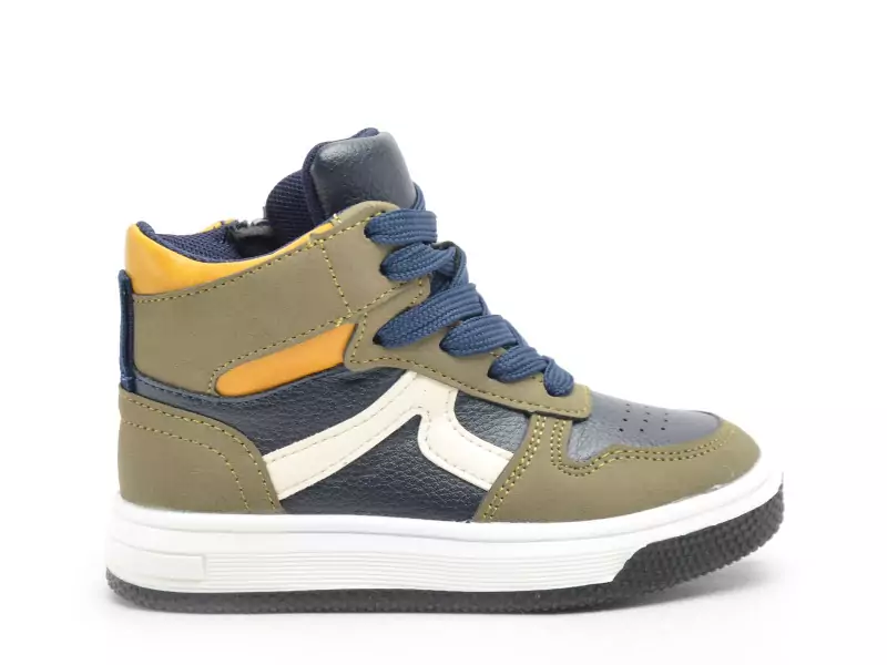 Bellamy MIKE Kaki Baskets Montantes Garçon