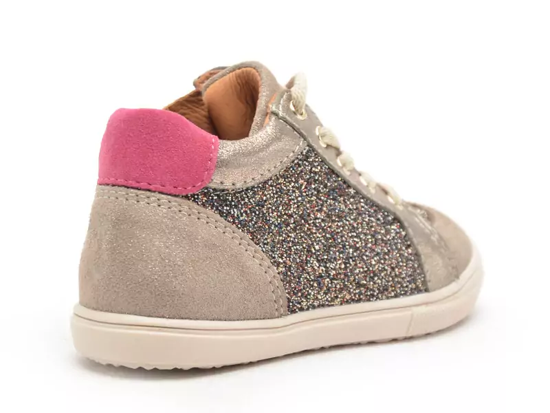 Bellamy NOEL Beige Baskets Montantes Fille