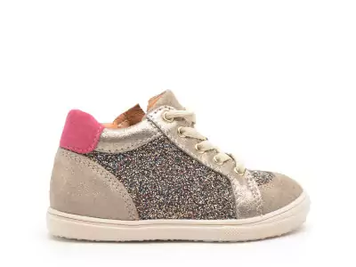 NOEL Beige Baskets Montantes Fille