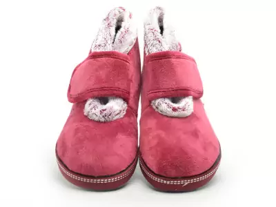 6830 8 Bordeaux Chaussons Femme