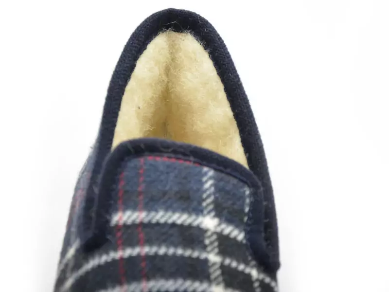 La Maison De L Espadrille 7672 8 Bleu Chaussons Homme
