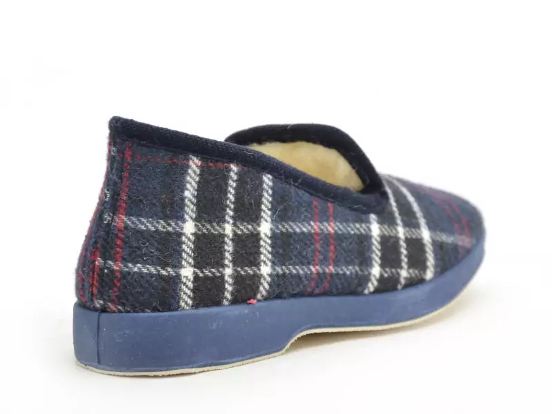 La Maison De L Espadrille 7672 8 Bleu Chaussons Homme