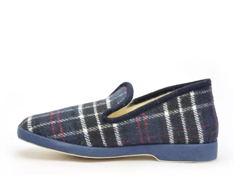 La Maison De L Espadrille 7672 8 Bleu Chaussons Homme