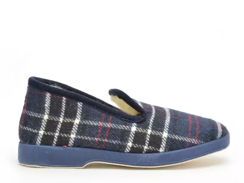 La Maison De L Espadrille 7672 8 Bleu Chaussons Homme