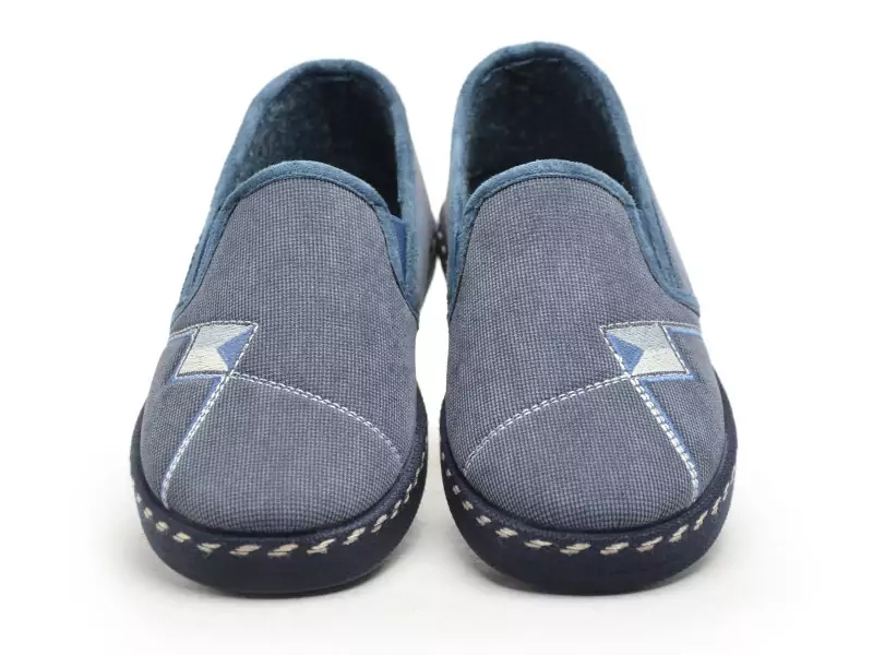 La Maison De L Espadrille Charentaises 6861 8 Bleu Chaussons Homme
