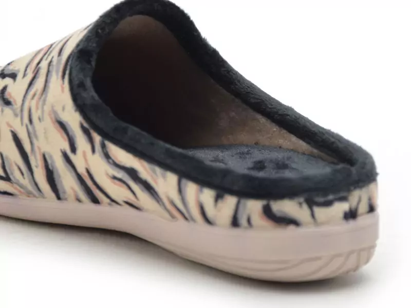 La Maison De L Espadrille Chaussons 6222 8 Noir Chaussons Femme