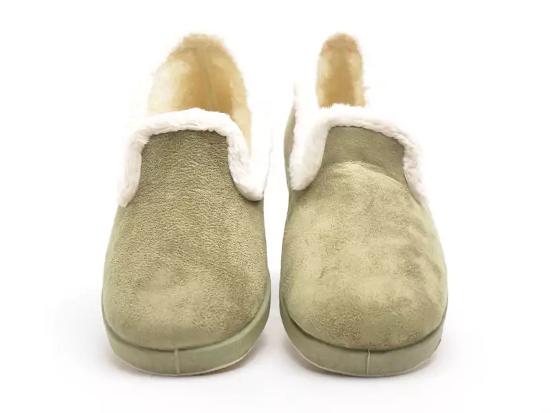 La Maison De L Espadrille Charentaises 7635 8 Kaki Chaussons Femme
