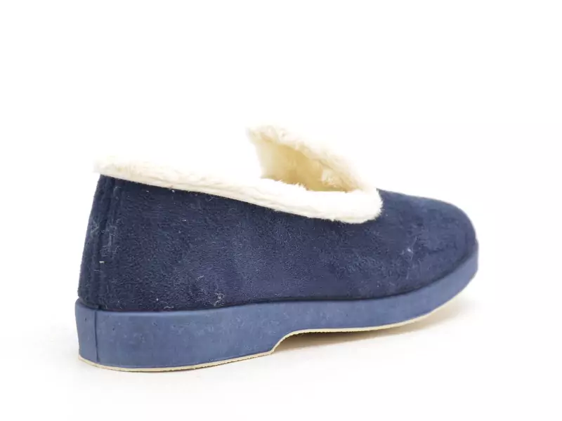 La Maison De L Espadrille Charentaises 7635 8 Bleu Chaussons Femme