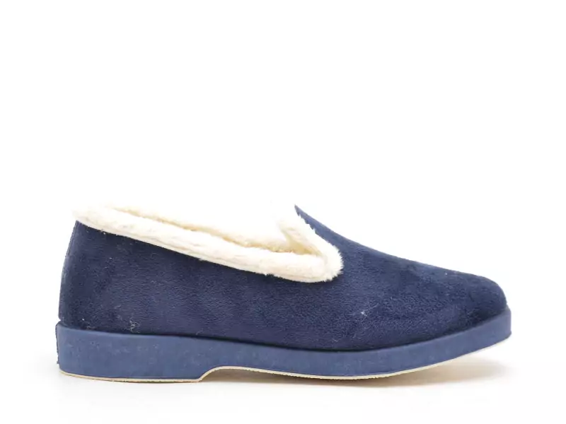 La Maison De L Espadrille Charentaises 7635 8 Bleu Chaussons Femme
