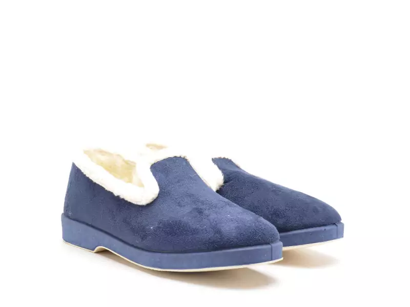 La Maison De L Espadrille Charentaises 7635 8 Bleu Chaussons Femme