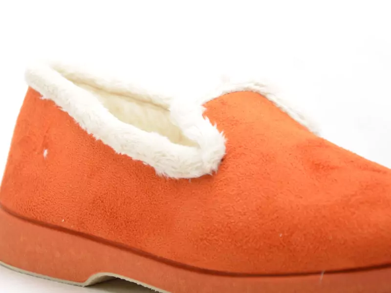 La Maison De L Espadrille Charentaises 7635 8 Orange Chaussons Femme