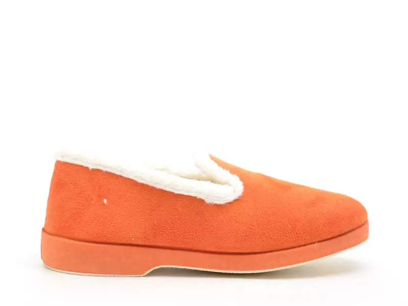 La Maison De L Espadrille Charentaises 7635 8 Orange Chaussons Femme
