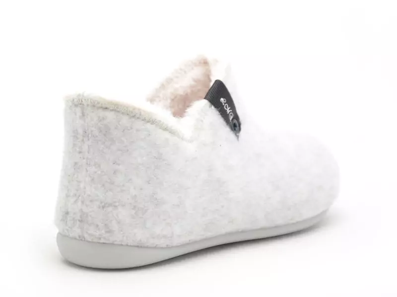 La Maison De L Espadrille Chaussons 6036 8 Gris Chaussons Femme