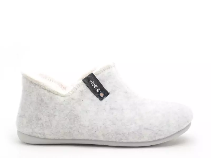 La Maison De L Espadrille Chaussons 6036 8 Gris Chaussons Femme