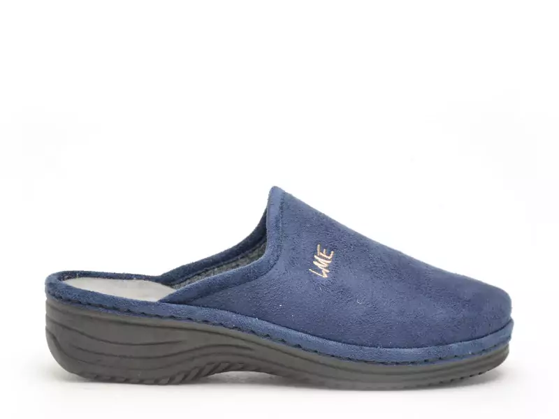 La Maison De L Espadrille Chaussons 4210 8 Bleu Chaussons Femme