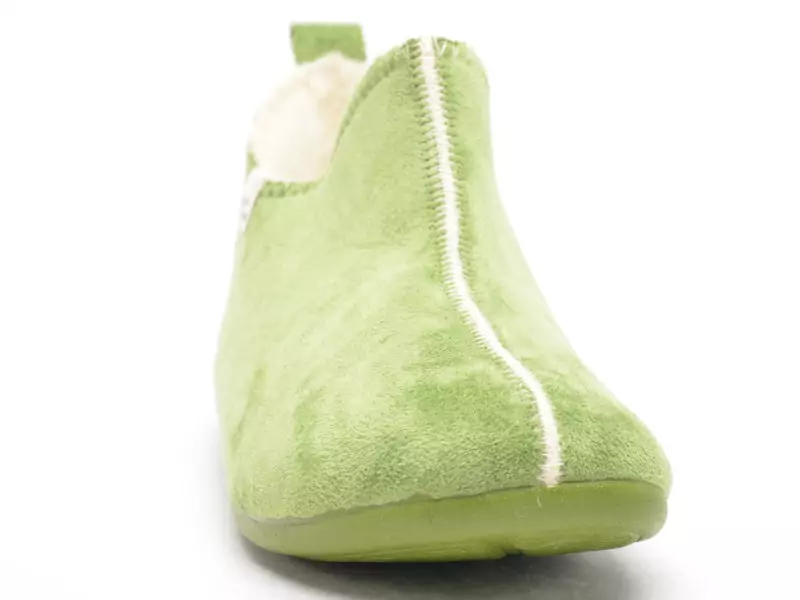 La Maison De L Espadrille Chaussons 6030 8 F Vert Chaussons Femme