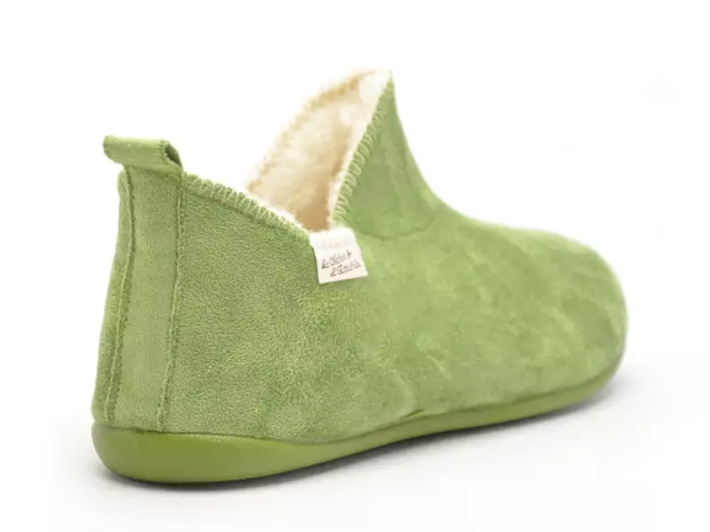 La Maison De L Espadrille Chaussons 6030 8 F Vert Chaussons Femme
