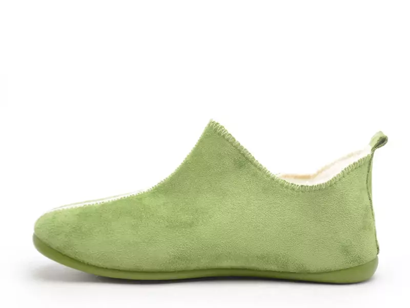 La Maison De L Espadrille Chaussons 6030 8 F Vert Chaussons Femme