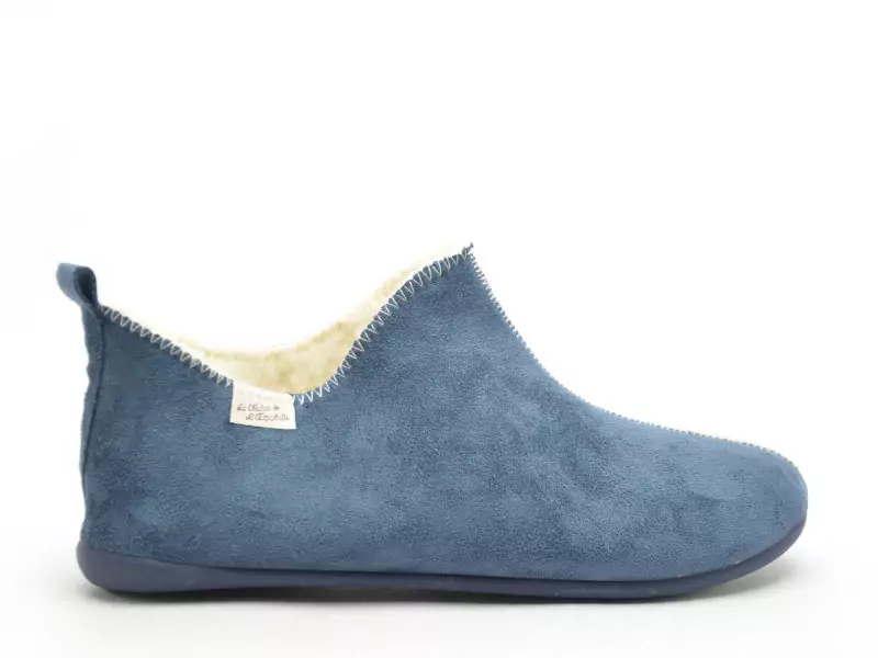 La Maison De L Espadrille Chaussons 6030 8 H Bleu Chaussons Homme