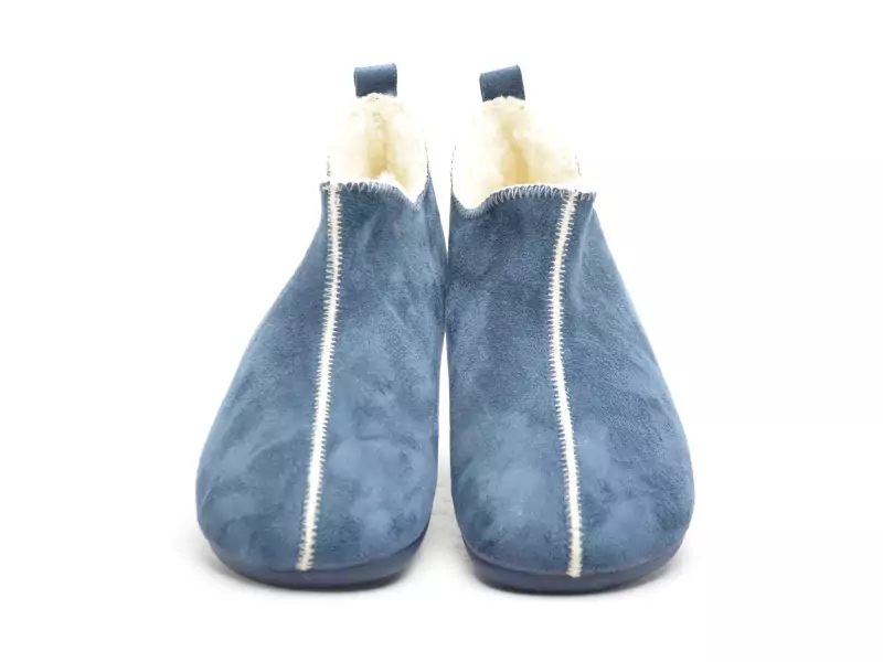La Maison De L Espadrille Chaussons 6030 8 H Bleu Chaussons Homme