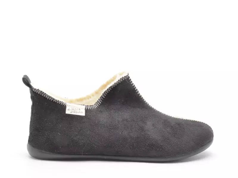 La Maison De L Espadrille Chaussons 6030 8 F Noir Chaussons Femme