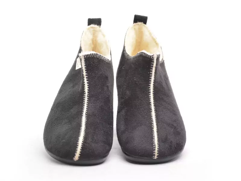 La Maison De L Espadrille Chaussons 6030 8 F Noir Chaussons Femme