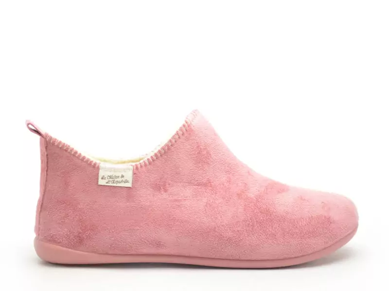 La Maison De L Espadrille Chaussons 6030 8 F Rose Chaussons Femme