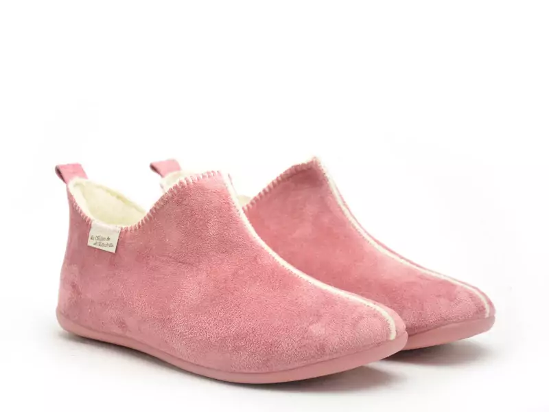 La Maison De L Espadrille Chaussons 6030 8 F Rose Chaussons Femme