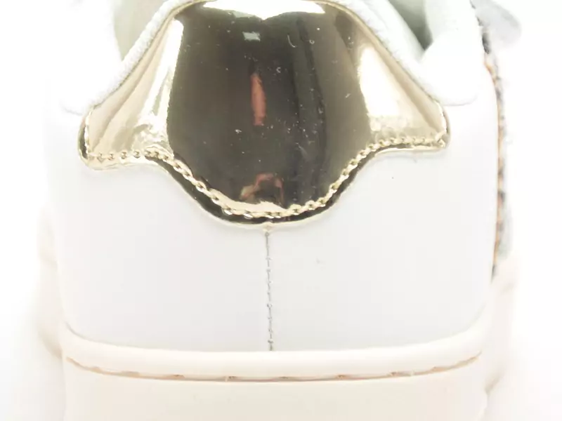 Victoria 1124106 TIEMPO EFECTO PIEL FANTA Blanc Baskets Basses Fille