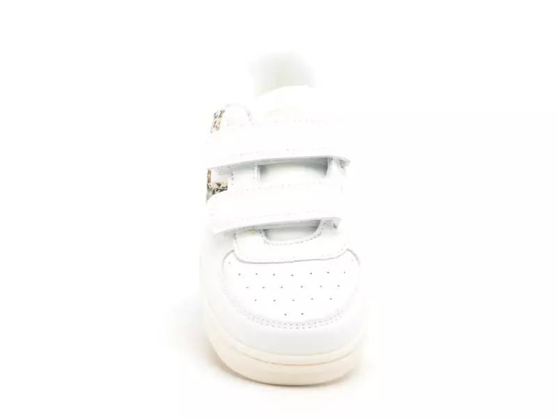 Victoria 1124106 TIEMPO EFECTO PIEL FANTA Blanc Baskets Basses Fille
