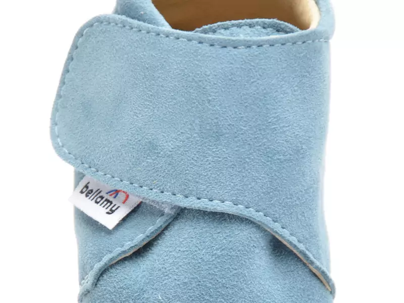 Bellamy Chaussons bébé VALENTINES TAC Bleu Chaussons Bébé