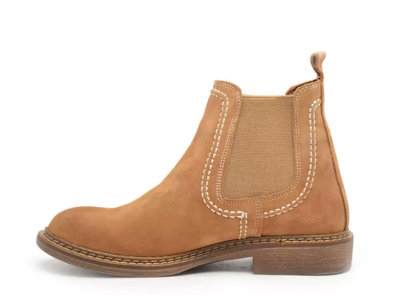 Coco Abricot MOGUES Beige Boots et Bottines Plates Femme